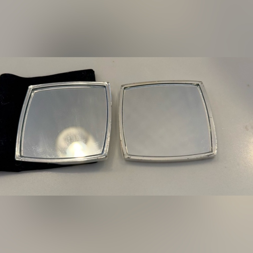 Compact Rhinatones Double Facettes Mirror Duo